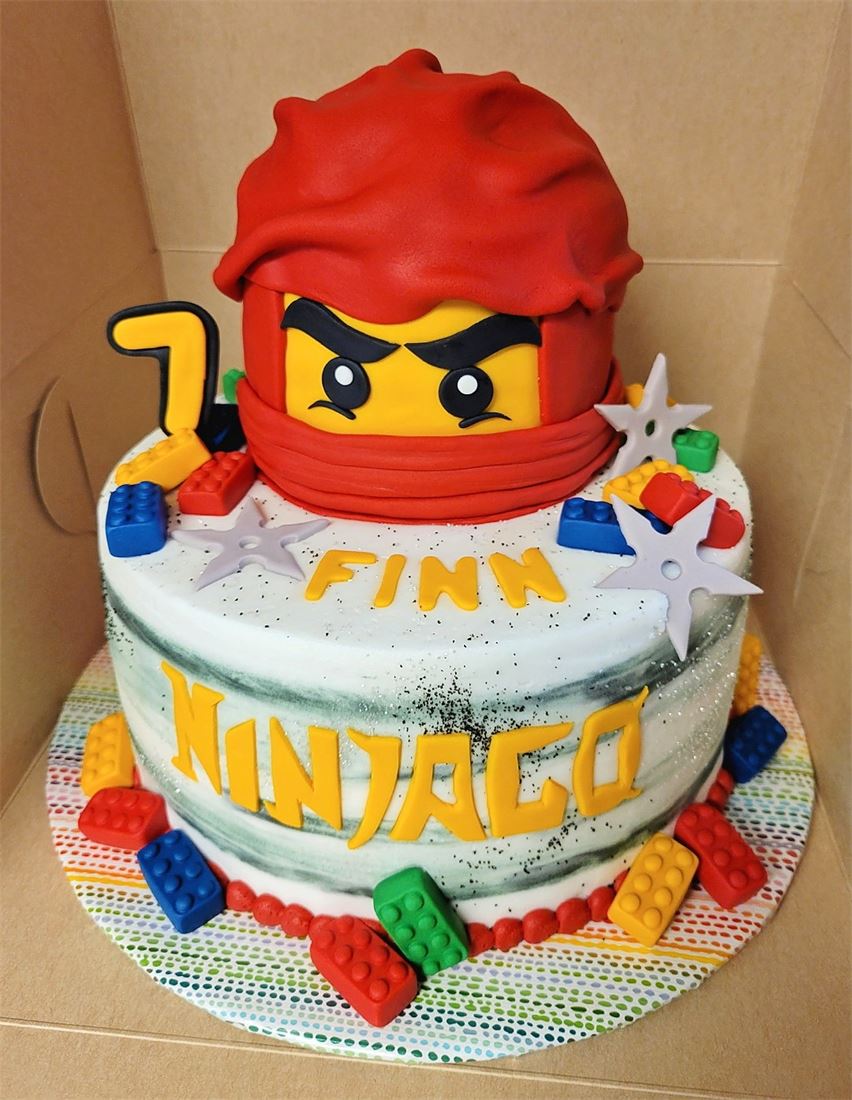 Ninjago themed birthday cake